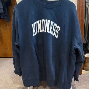 Old Navy Navy Blue 'Kindness' Sweatshirt